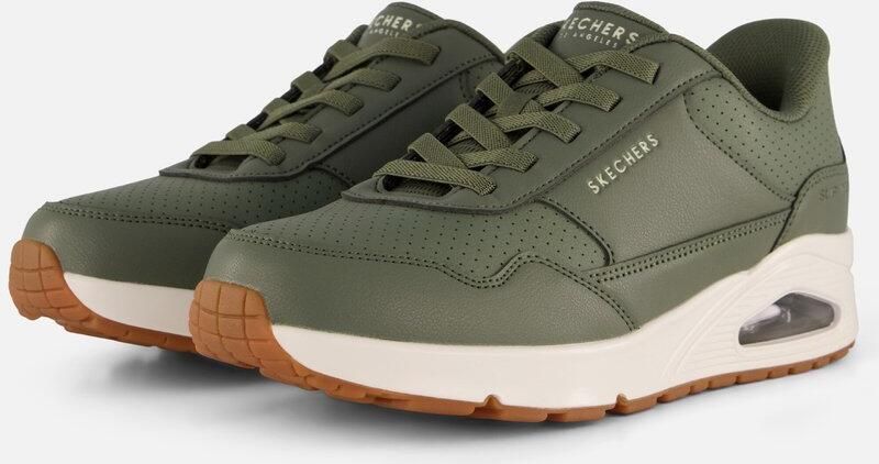 Skechers UNO-BANKSIA LUXE Heren Instappers Olive - Foto 2