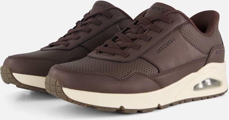 Skechers Slip-Ins: Uno Banksia Luxe Sneakers Laag Donkerbruin - Foto 2