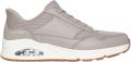 Skechers Slip Sneakers Unisex ins Uno Instappers taupe - Bruin