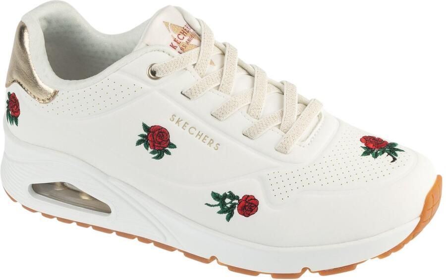 Skechers Uno Champagne and Roses Vrouwen Wit Sneakers - Foto 2