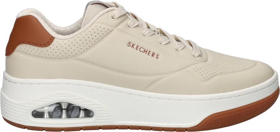 Skechers Uno Court Sneakers Laag Gebroken wit