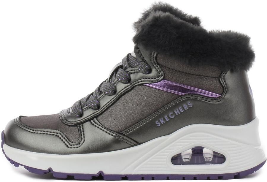 Skechers UNO COZY ON AIR Kinder Sneakers Unisex Grijs