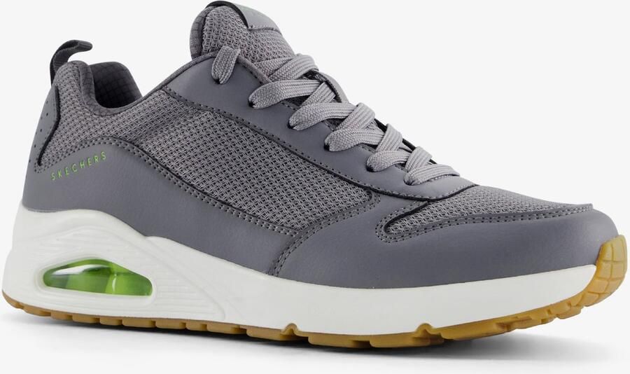 Skechers Uno Fastime heren sneakers grijs Extra comfort Memory Foam - Foto 2