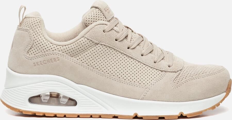 Skechers Uno Two for the Show Sneakers Vrouwen beige wit - Foto 2