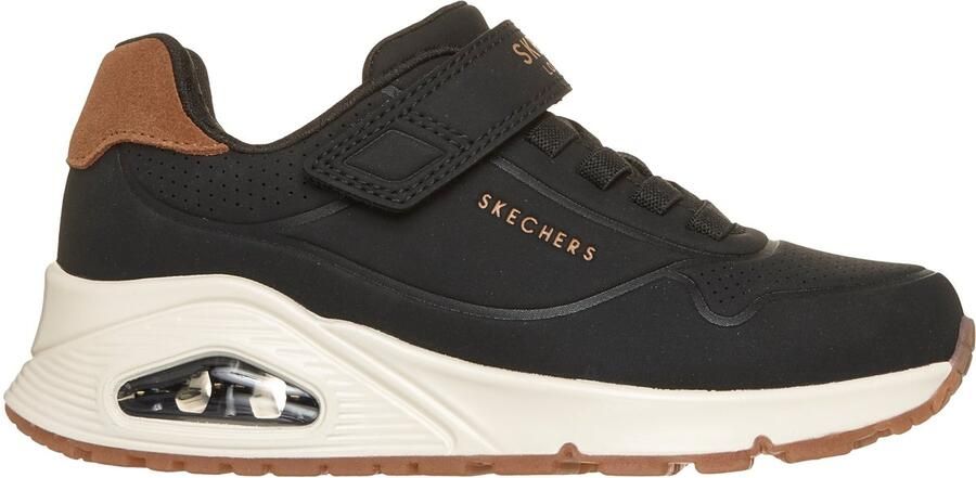 Skechers UNO GEN1-CITY EDGE Jongens Sneakers Zwart Bruin