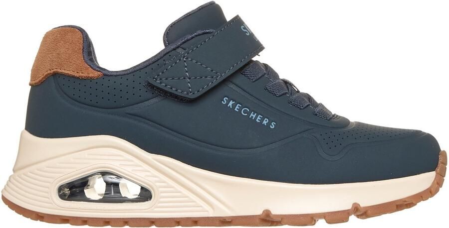 Skechers UNO GEN1-CITY EDGE Jongens Veterschoenen Donkerblauw Bruin