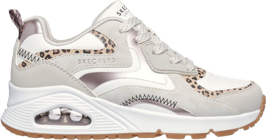 Skechers UNO GEN1-LEOPARD SURGE Meisjes Sneakers Naturel
