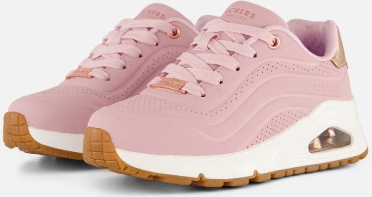 Skechers UNO GEN1 SHIMMER WAVE Meisjes Sneakers Roze - Foto 3