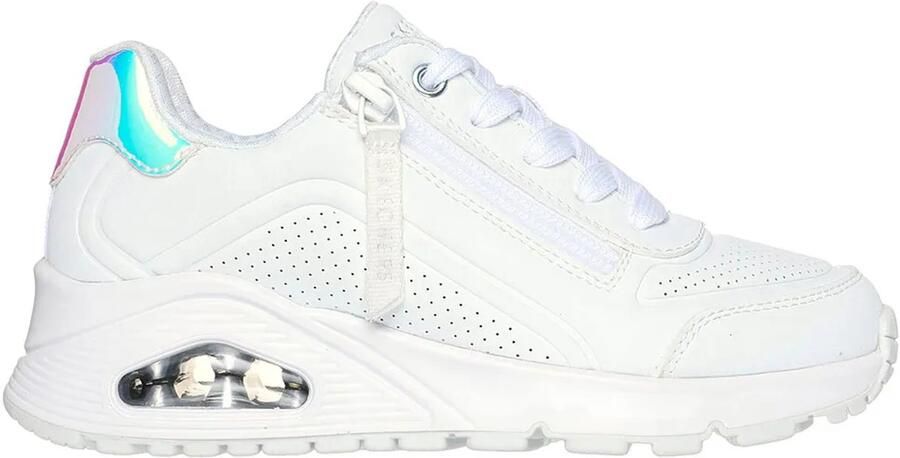 Skechers Uno Gen1 Zip And Stride Schoenen Wit Meisjes