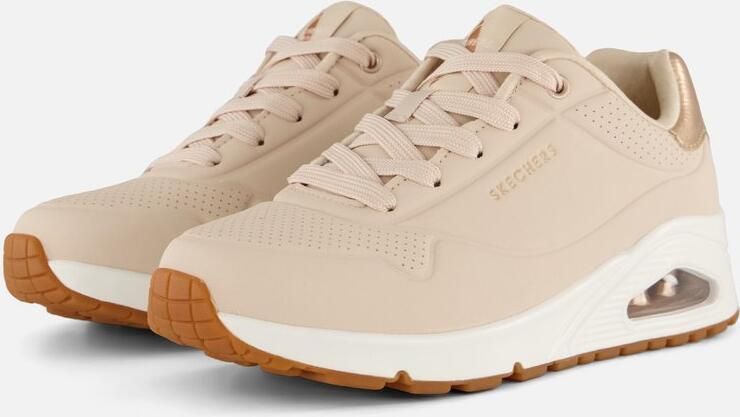 Skechers Sneakers UNO GOLDEN AIR Vrijetijdsschoen lage schoen veterschoen met metallic inzet - Foto 9