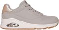Skechers Sneakers UNO GOLDEN AIR Vrijetijdsschoen lage schoen veterschoen met metallic inzet - Bruin
