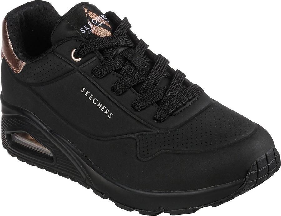 Skechers Sneakers UNO GOLDEN AIR Vrijetijdsschoen lage schoen veterschoen met metallic inzet - Foto 9