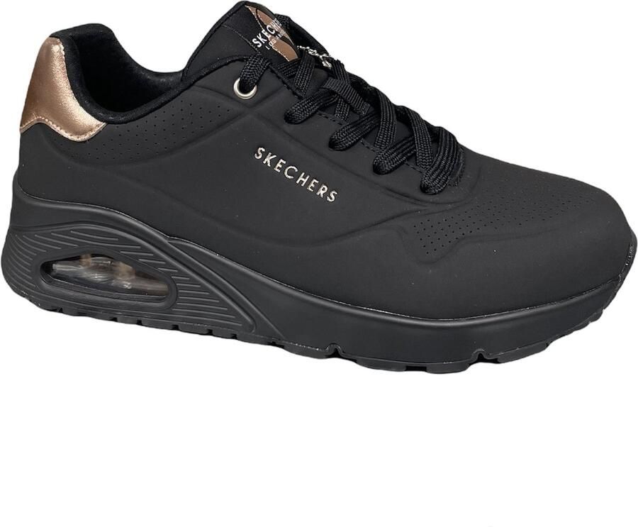 Skechers Sneakers UNO GOLDEN AIR Vrijetijdsschoen lage schoen veterschoen met metallic inzet - Foto 8