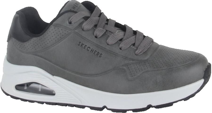 Skechers Uno Heren Sneakers 183366-char Kleur Grijs