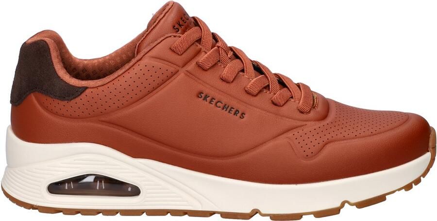 SKECHERS Sneakers laag 'UNO TAILORED AIR' kastanjebruin chocoladebruin - Foto 2