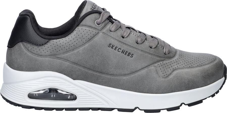 Skechers Uno Heren Sneakers 183366-char Kleur Grijs