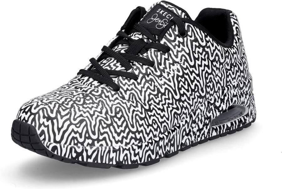 Skechers UNO INFINITE DRIP Sneakers Dames Meisjes 177960 BKW zwart wit