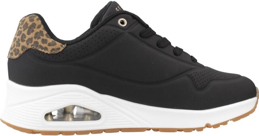 Skechers Sneakers UNO-JUNGLE NITE Veterschoen vrijetijdsschoen met sleehak