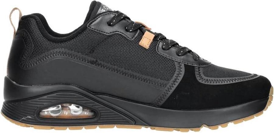 SKECHERS Sneakers laag 'Uno Layover' zwart