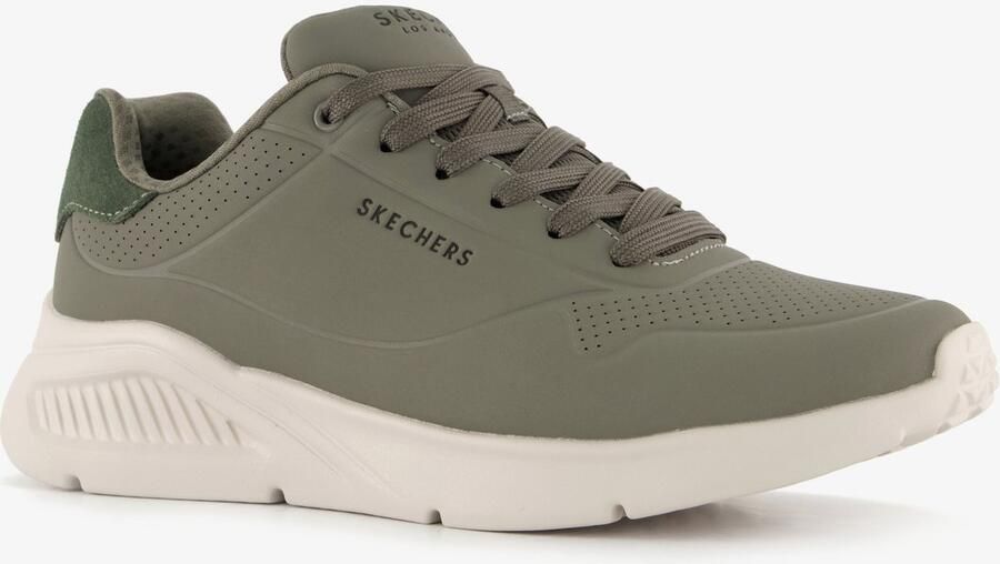 Skechers Uno Lite dames sneakers groen Extra comfort Memory Foam