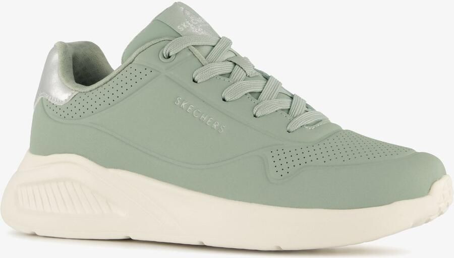 Skechers Uno Lite dames sneakers groen Extra comfort Memory Foam