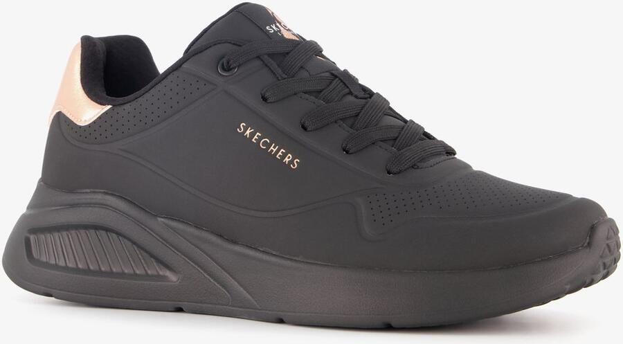 Skechers Uno Lite dames sneakers zwart Extra comfort Memory Foam