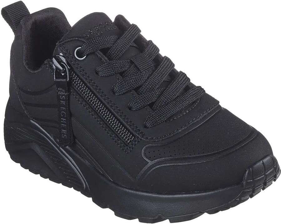 Skechers Uno Lite Easy Zip Schoenen Zwart Meisjes