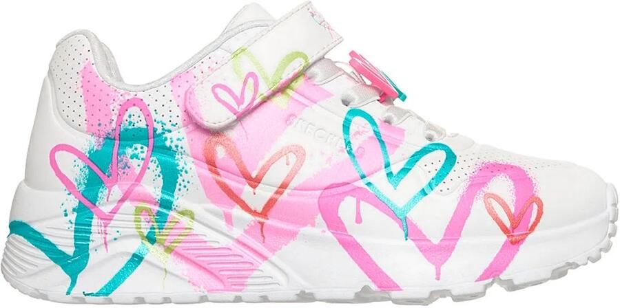 Skechers Uno Lite Heart Status Schoenen Wit 1 2 Meisje