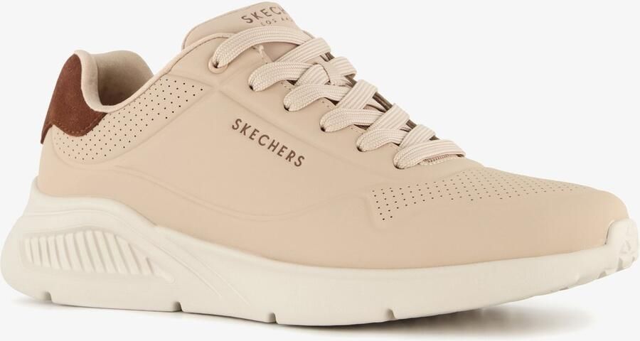 Skechers Uno Lite heren sneakers beige Extra comfort Memory Foam