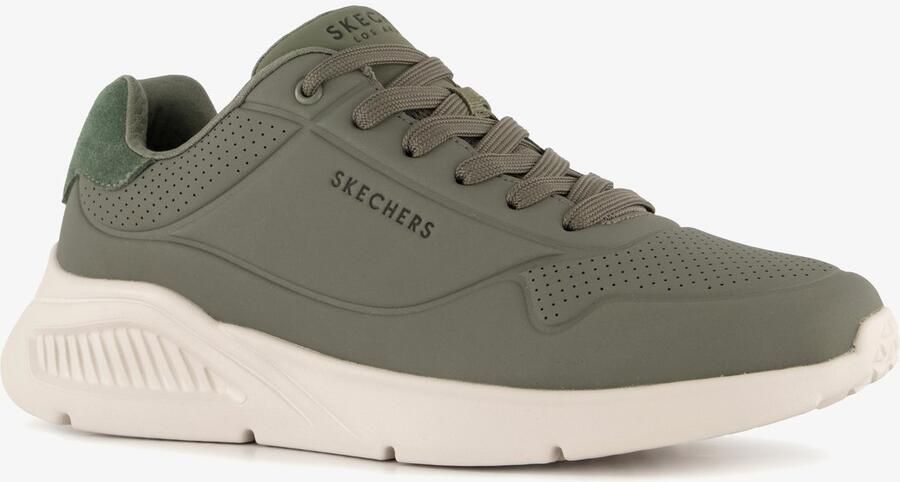 Skechers Uno Lite dames sneakers groen Extra comfort Memory Foam