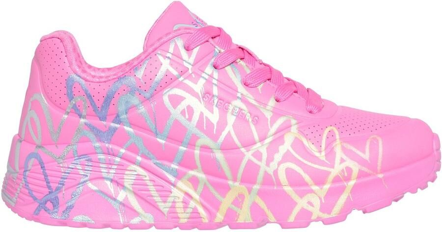 Skechers UNO LITE-METALLIC JOY Meisjes Sneakers Roze