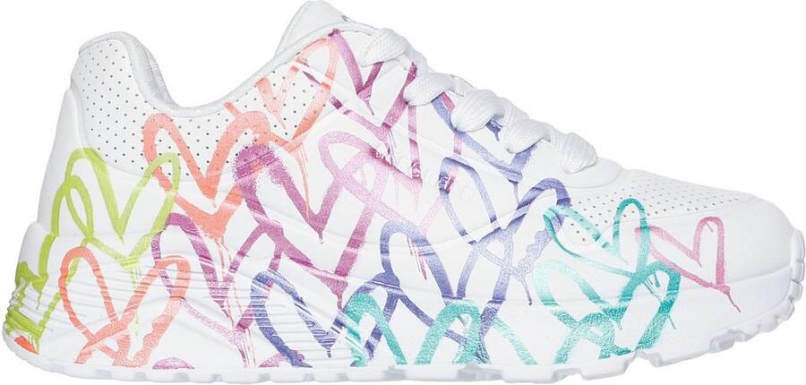 Skechers UNO LITE-METALLIC JOY Meisjes Sneakers Wit