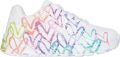 Skechers UNO LITE-METALLIC JOY Meisjes Sneakers Wit - Wit