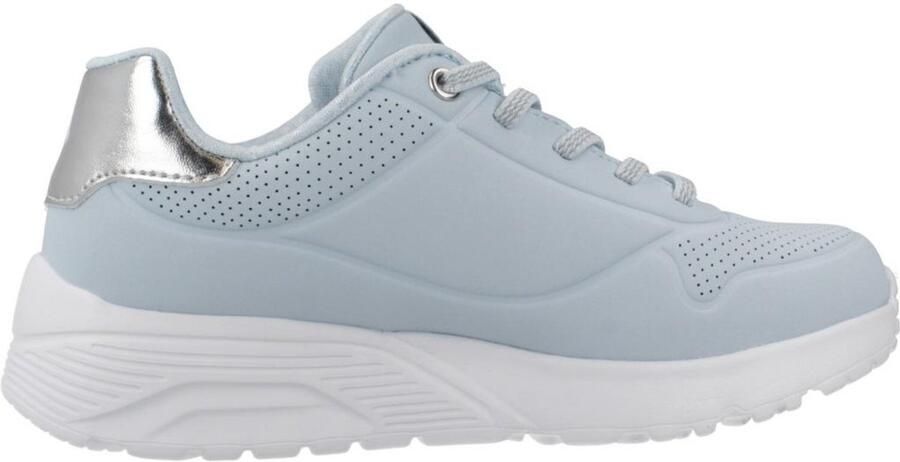 Skechers Uno Lite Metallic Mode Schoenen Blauw