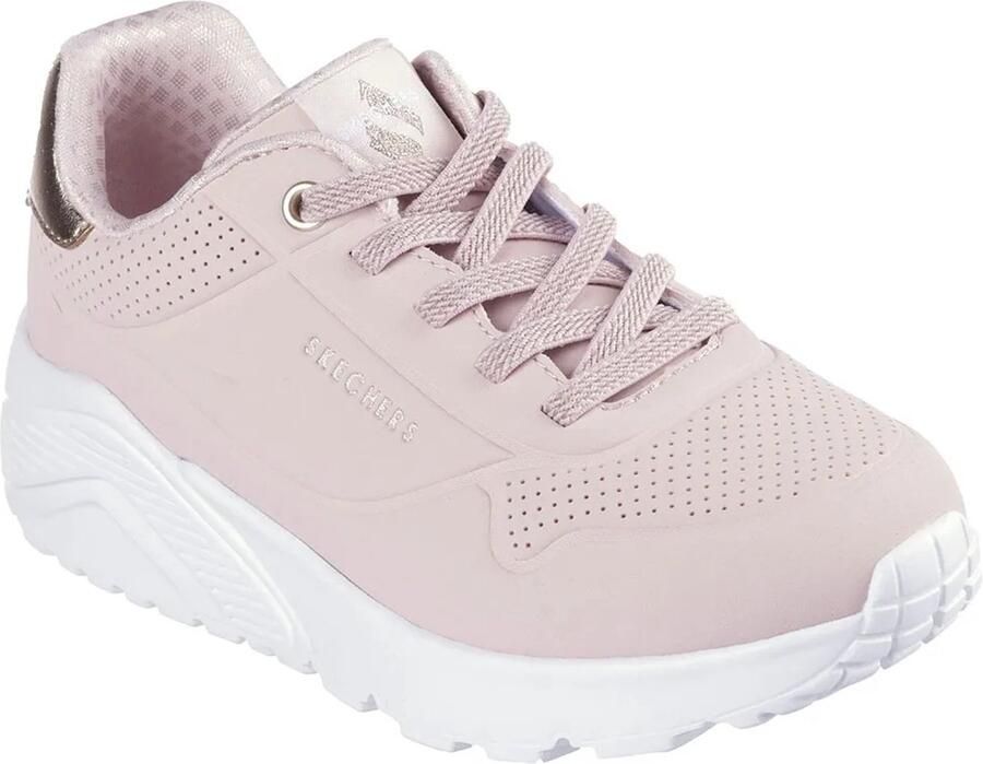 Skechers Uno Lite Metallic Mode Schoenen Roze 1 2