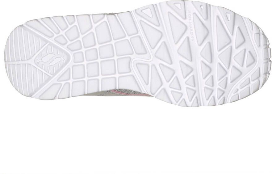 Skechers Uno Lite Metallic Pops Meisjes Sneakers Silver - Foto 2