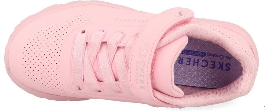 Skechers Uno Lite roze meisjes sneakers - Foto 15