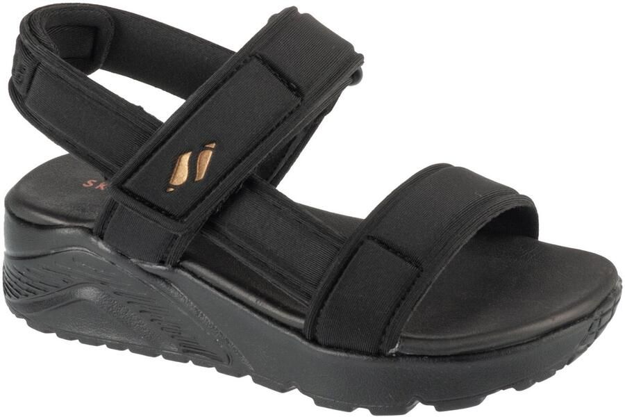Skechers Uno Lite Sandal Sunny Stand voor meisje Zwart Sandalen