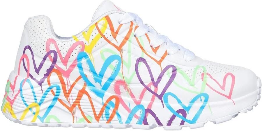 Skechers Uno Lite Spread The Love Schoenen Wit 1 2 Meisje