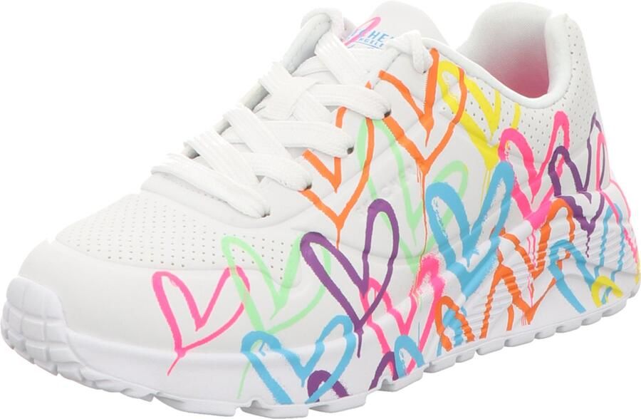 Skechers Uno Lite Spread The Love Schoenen Wit 1 2 Meisjes