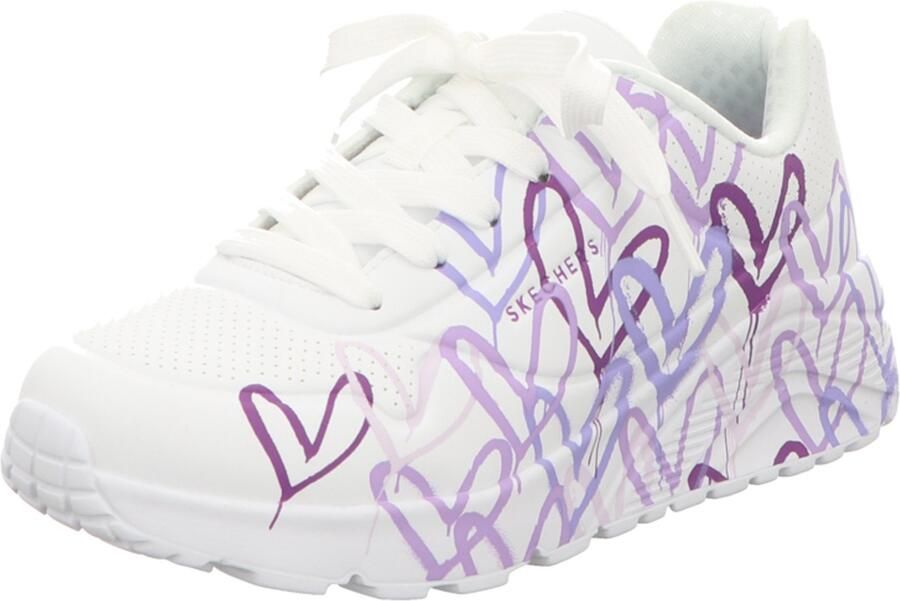Skechers Uno Lite Spread The Love Schoenen Wit 1 2 Meisjes