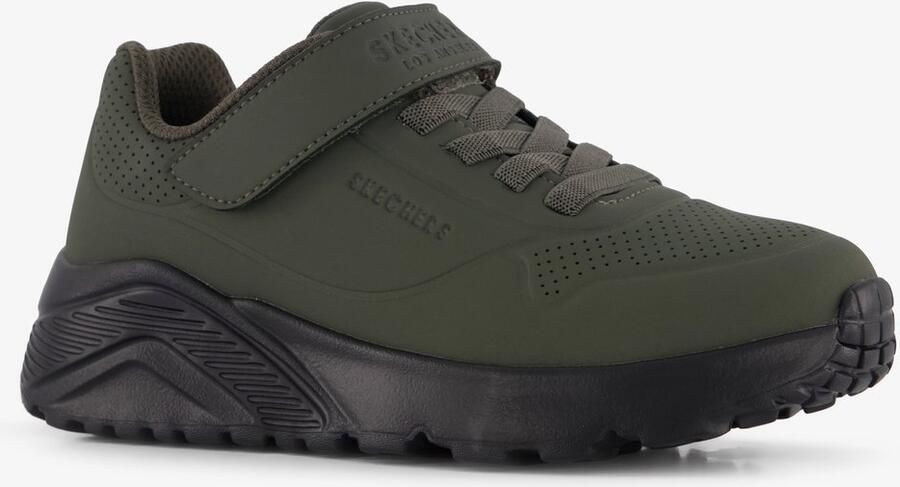 Skechers Uno Lite Vendox kinderen sneakers groen zwart Extra comfort Memory Foam