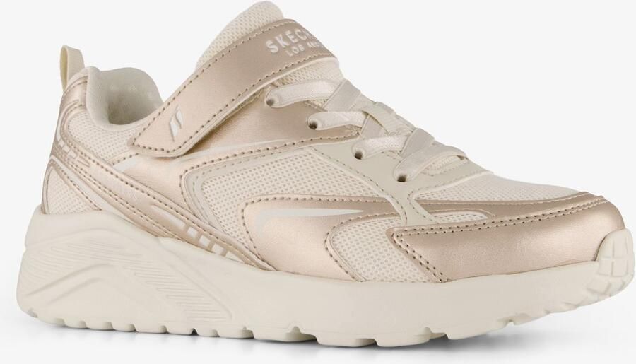 Skechers Uno Lite Vista Strike meisjes sneakers goud Extra comfort Memory Foam