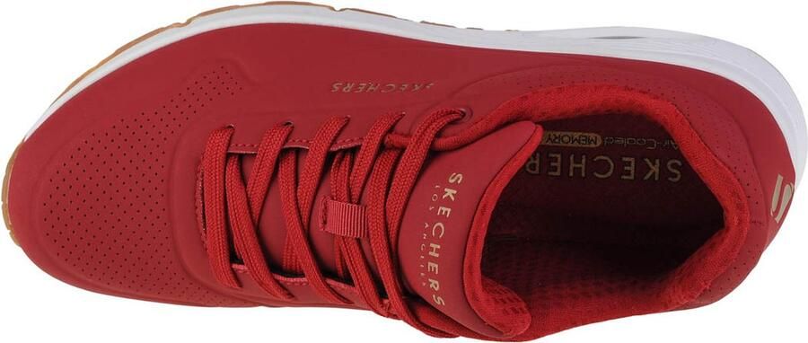 Skechers Uno-Stand on Air 73690-DKRD Rood Sneakers - Foto 3