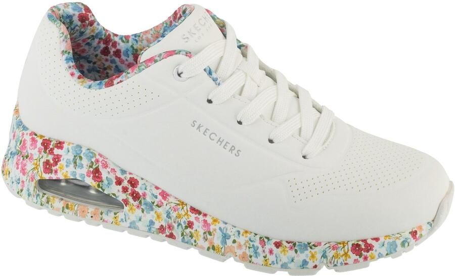 Skechers Uno Majestic Garden Vrouwen Wit Sneakers