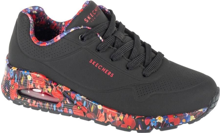 Skechers Uno Majestic Garden Vrouwen Zwart Sneakers
