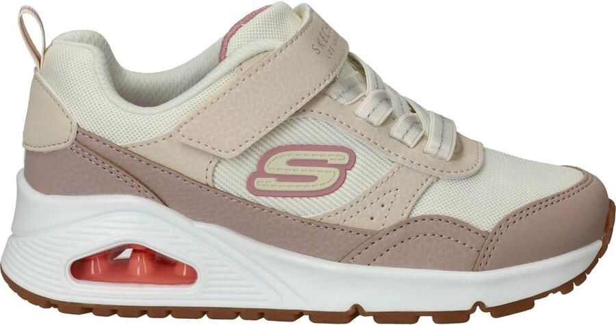 Skechers Uno Mesh Pop meisjes sneaker Natural - Foto 2