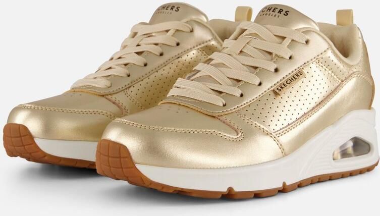 Skechers Sneakers Uno Metallixs Wedge sneakers plateausneakers veterschoenen met Skech-Air - Foto 3