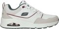 SKECHERS Sneakers laag 'Uno Retro One' greige groen donkerrood wit - Wit
