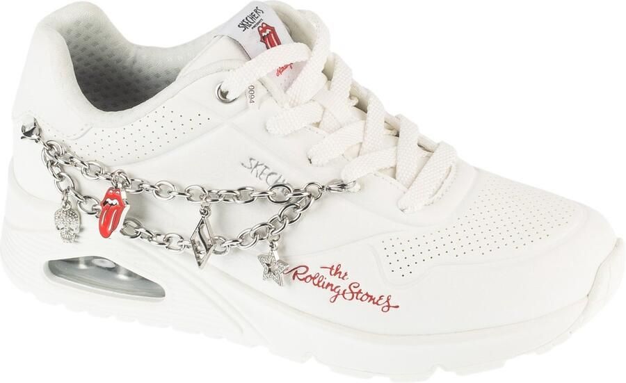 Skechers Uno-Rock N' Charm Vrouwen Wit Sneakers